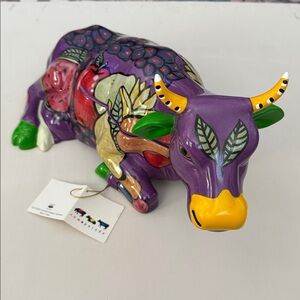 Cow Parade Where’s the Beef Ceramic Canister Cookie Jar